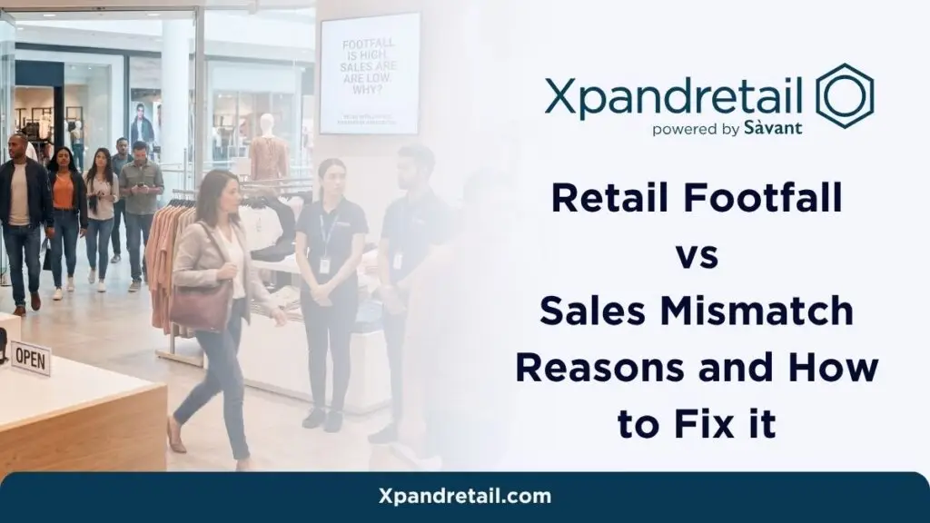 Retail Footfall vs Sales Mismatch Reasons and How to Fix it Xpandretail